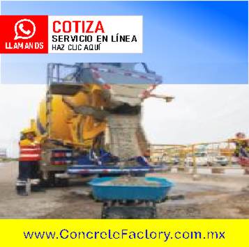 Concreto en la Ciudad de México · Concreto Estructural FC 250 · Precio $2150 por metro cúbico (m3) · Resistencia a la compresión 250.JPG